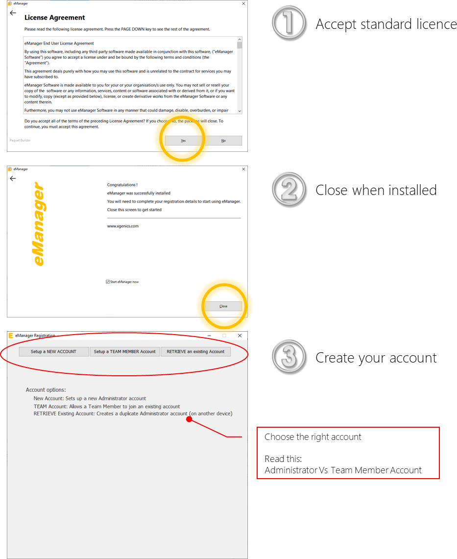 eManager installation 2025